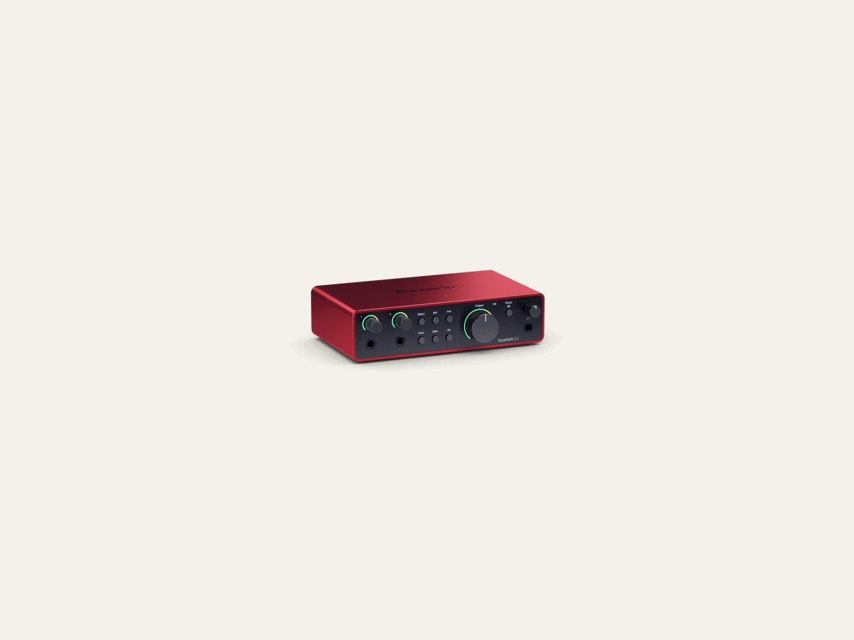Focusrite Scarlett 2i2 (4th Gen)