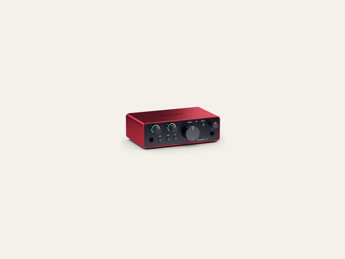 Focusrite Scarlett Solo (4th Gen)